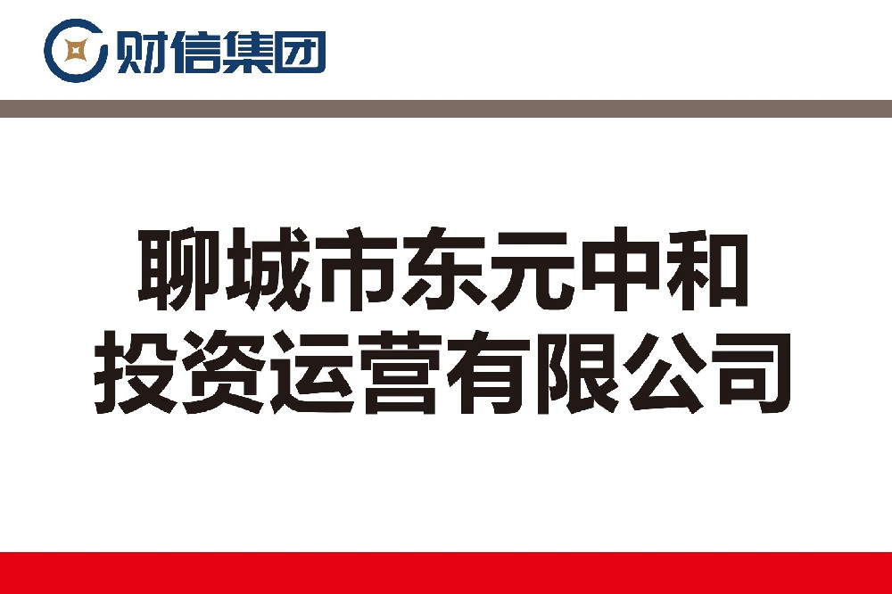 聊城市東元中和投資運營有限公司